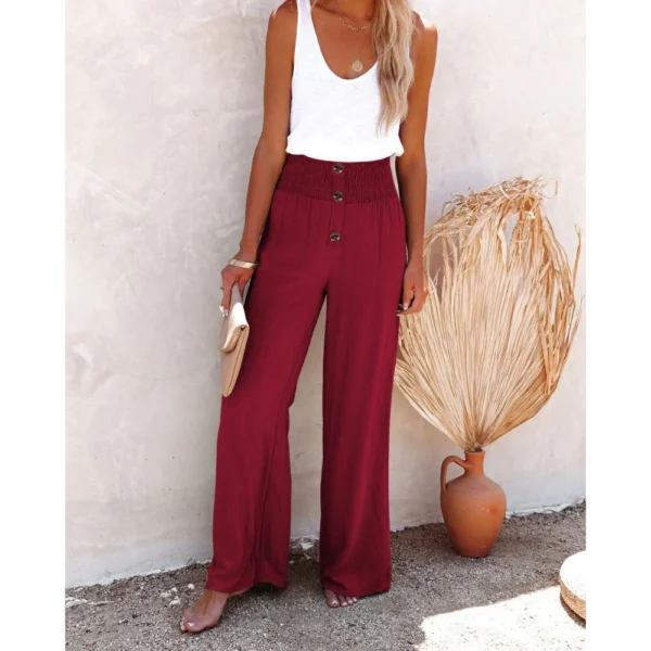 Women's clothing high waist loose long legs women - Image 10