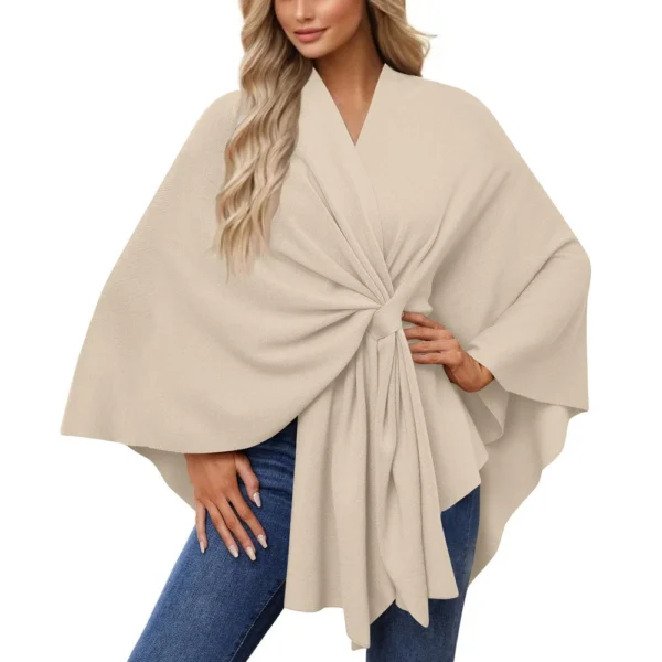 Women's Elegant Shawl Wraps Soft Open Front Sweater For Spring Fall Winter - Image 55