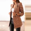 Women's lapel slim fit suit - Image 8