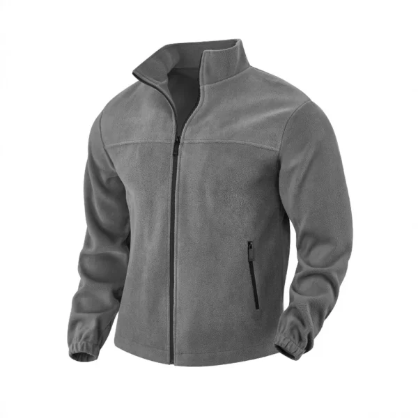 Men's jacket zipper collar jacket - Image 6