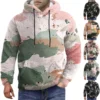 Hooded Sports Tracksuit Unisex Running Outfits Long Sleeve Pullover Hoodies