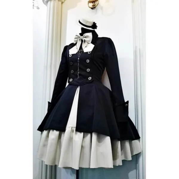Women's long-sleeved loose dress - Image 7
