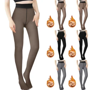 Women's Fashion Plus Size Pantyhose Wear Fleece Warm Pantyhose Plus Size