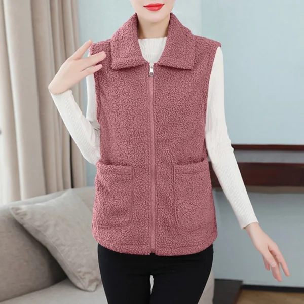 Women's Fall And Winter Temperament Lamb's Wool Thickened And Padded Warm Plus - Image 37