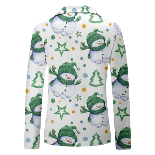Unisex Winter Christmas Prints Suit Jackets Unisex Casual Fashion Button Jackets - Image 10