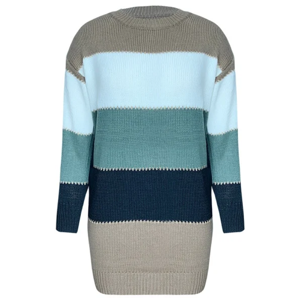 Sexy Women's Knit Sweater Long Sleeve Package Hips Party  Dress - Image 10