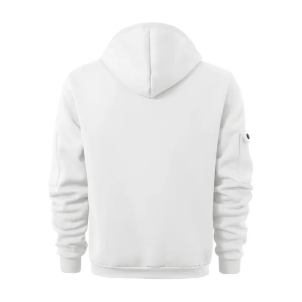 Men's Printed Sweatshirt Hoodie Zipper Arm Pocket Cardigan Men's Sports Large - Image 10