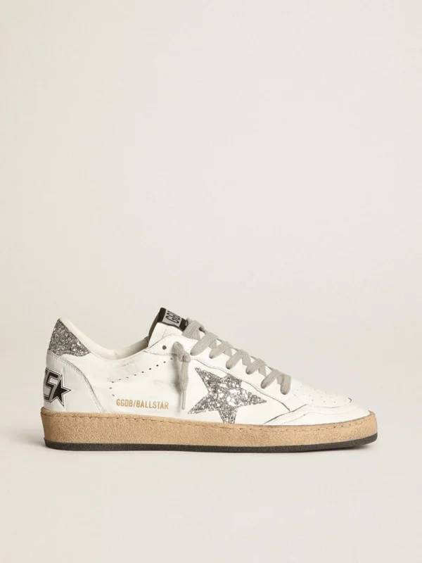 gg*db Women's and men's shoes silver tail silver star board shoes