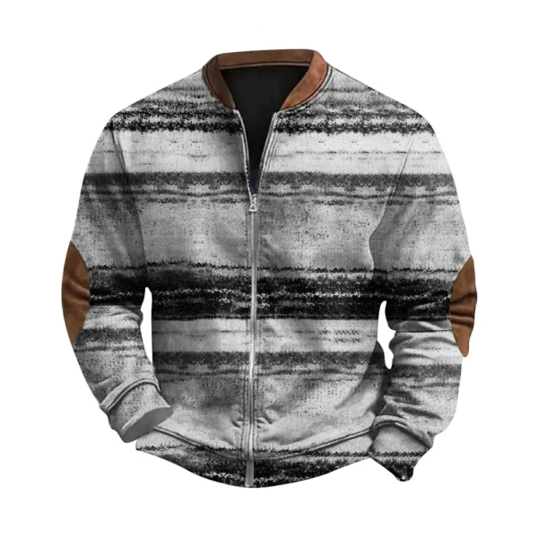 Men's Retro Casual Gradient Printed Sweatshirt - Image 20