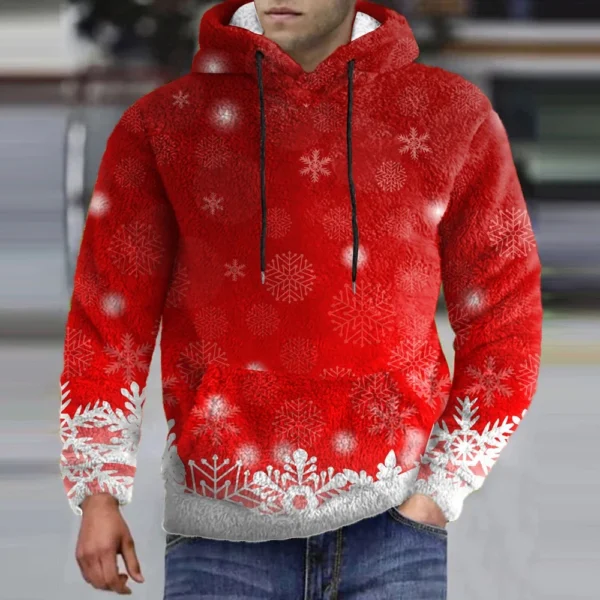 Men's Standing Collar Sweatshirt Is Outdoor Casual Sweaters Tops - Image 22