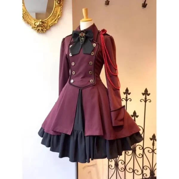 Women's long-sleeved loose dress - Image 11