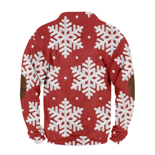 Men's Buttoned Sweatshirt With European And American Autumn/winter Printed Long - Image 10
