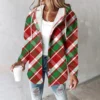 Women's Coat Casual And Fashionable Composite Thick And Warm Printed Hooded - Image 13