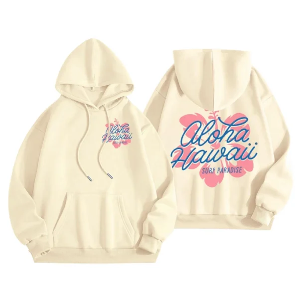 Women's Fashion Lightweight Long Sleeve with Pockets Pullover Hoodies - Image 8