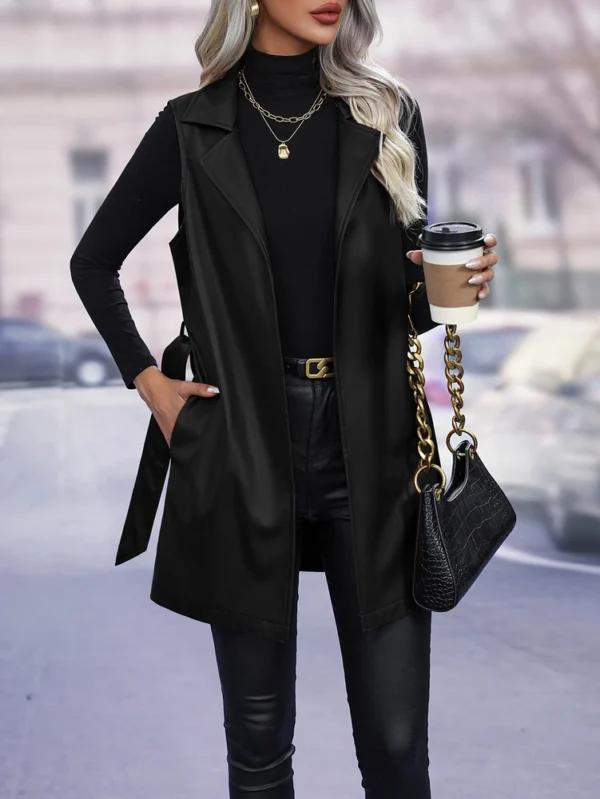 Women's Vest Cardigan Lapel Loose - Image 9