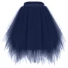Women's Fashion Solid Color Half Skirt Party Ballet Puff Skirt Mesh Skirt - Image 64
