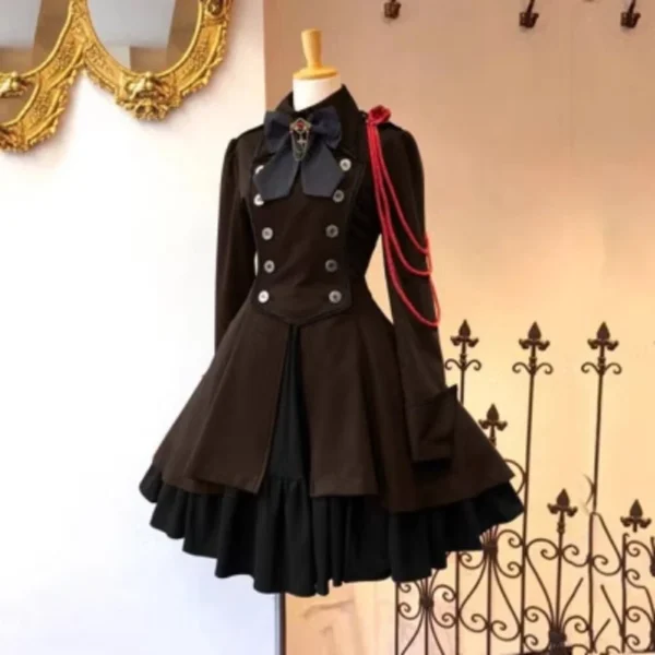 Women's long-sleeved loose dress - Image 23