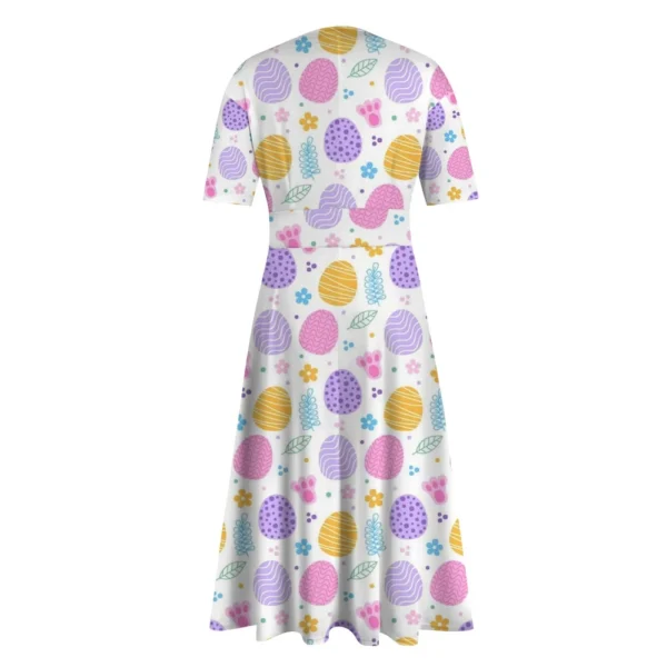 Women's Casual Fashion Dresses Summer Loose Easter Printed Sundresses Dress - Image 11