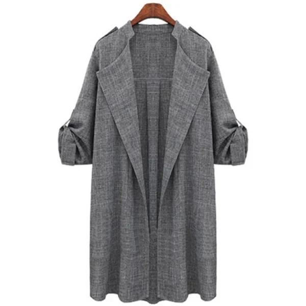 fashion women coat casual black suits blazers jacket - Image 9