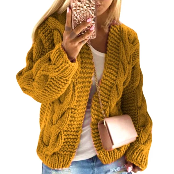Women's Fashion Casual  Knit Cardigan Sweater - Image 47