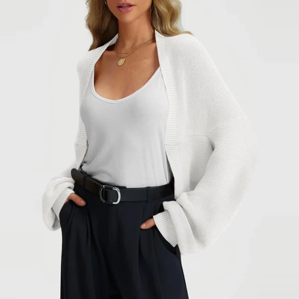 Women's Temperament Comfortable Loose Solid Color Sun Cardigan Long Sleeve - Image 19