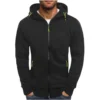 Men'S Zipper Jacket, Casual Retro Long Sleeved Cardigan Jacket - Image 16