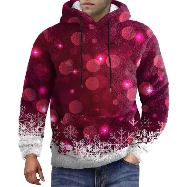Men's Standing Collar Sweatshirt Is Outdoor Casual Sweaters Tops - Image 3