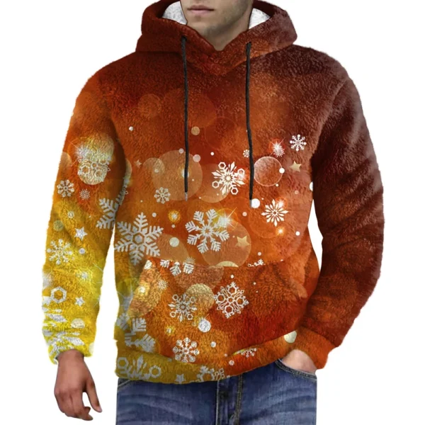 Hooded Sports Tracksuit Unisex Running Outfits Long Sleeve Pullover Hoodies - Image 4