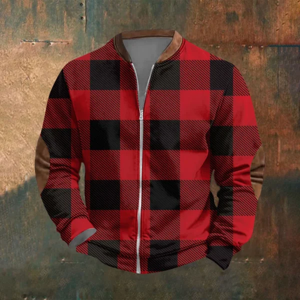 Men's Retro Casual Gradient Printed Sweatshirt - Image 22