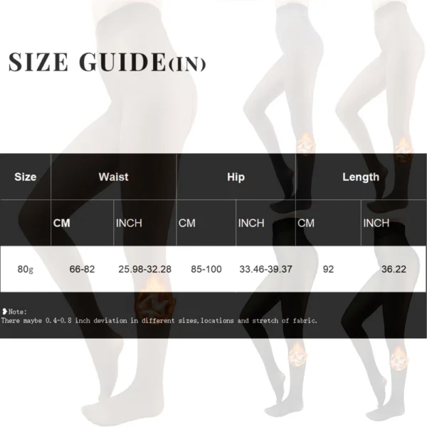 Women's Fashion One-Piece Pants Outer Wearing Warm Pantyhose Bottom Pants - Image 15