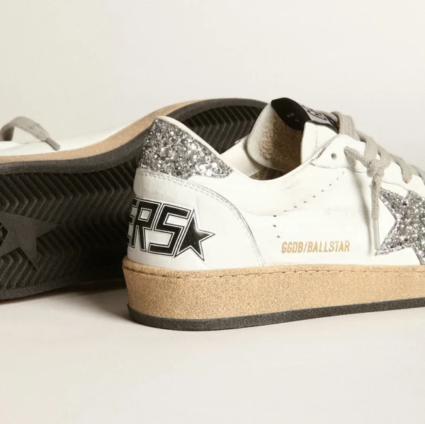 gg*db Women's and men's shoes silver tail silver star board shoes - Image 7