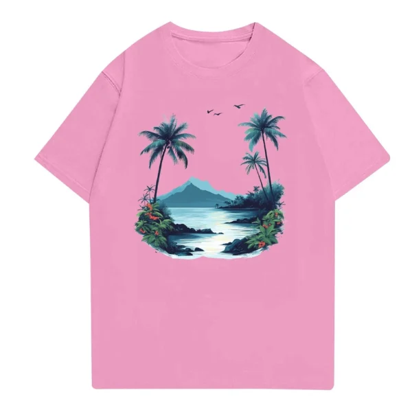 Men's Stand Collar Short Sleeve Shirt Loose Leisure Holiday Shirt Man - Image 25