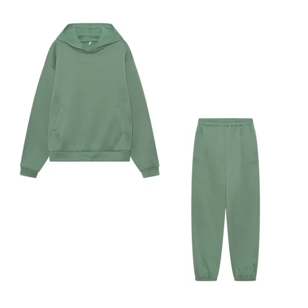 Women's casual long sleeve hoodie pant suit - Image 18