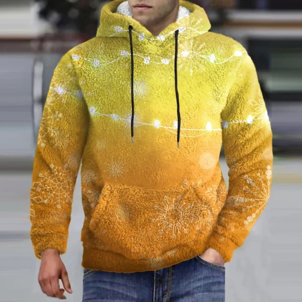 Men's Standing Collar Sweatshirt Is Outdoor Casual Sweaters Tops - Image 28