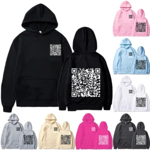 Unisex Fashion Casual Long Sleeved Round Neck Loose Plush Pullover With Rope