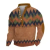 Men's Corduroy Cardigan 6-button Long-sleeved Sweatshirt - Image 19
