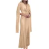 Women's Fashionable Solid Color V Neck Sequin Sexy Evening Dress Party Long - Image 13