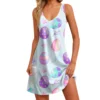 Women's Fashion Summer Loose Printed Dresses Sundresses Easter Casual Dress - Image 3