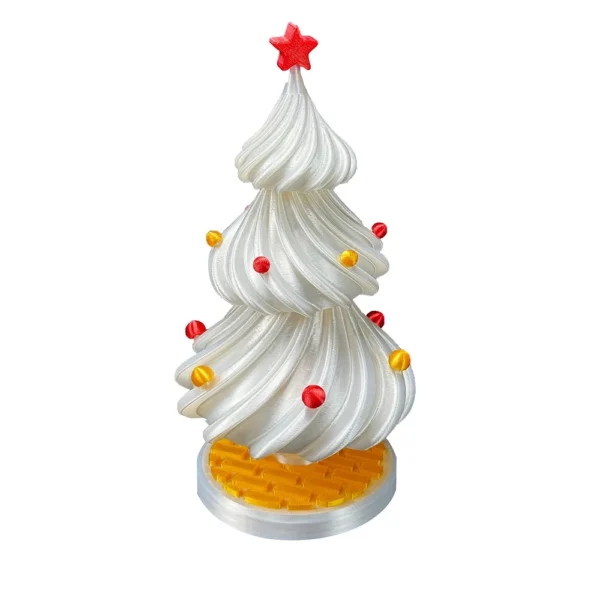 Indoor Christmas Tree Shop Rotating Scene Holiday Decoration with Lights - Image 9