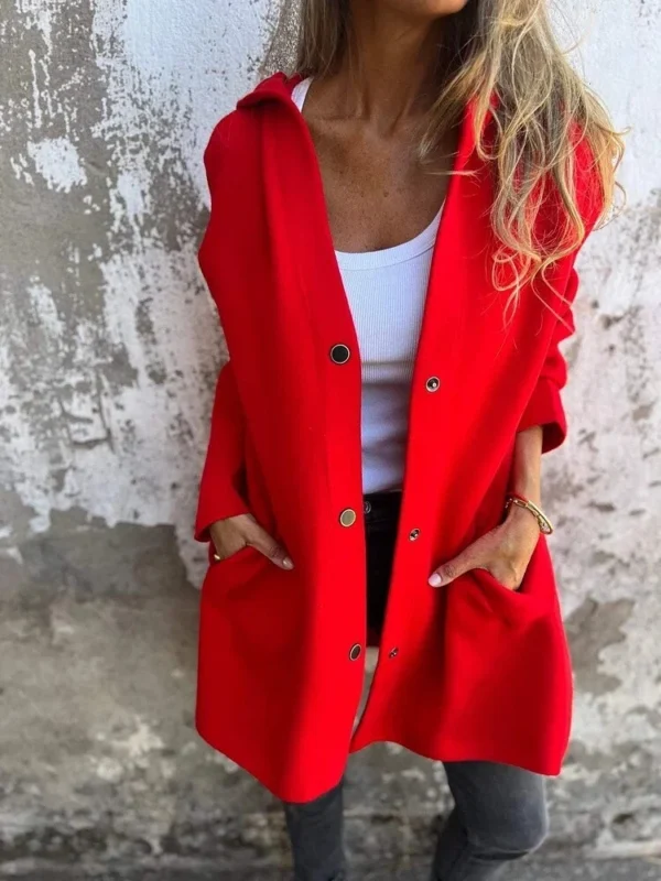 Women's jacket solid color casual jacket - Image 17