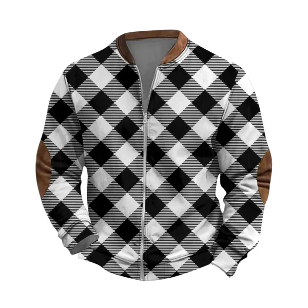 Men's Retro Casual Gradient Printed Sweatshirt - Image 4