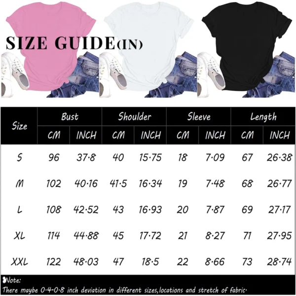 Happy Easter Women's Fashion Printed Round Neck Short Sleeve T-Shirt Pullover - Image 21