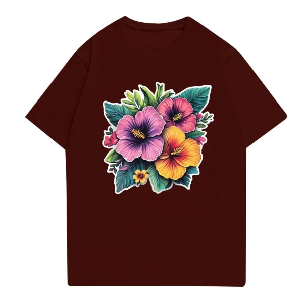 Men's Stand Collar Short Sleeve Shirt Loose Leisure Holiday Shirt Man - Image 28