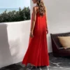 Women's Dresses Sleeveless Loose Casual Temperament Elegant Sexy Solid Color - Image 12