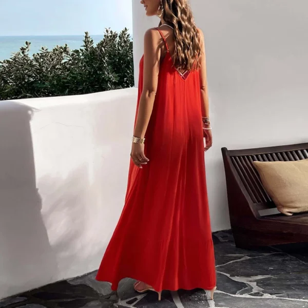 Women's Dresses Sleeveless Loose Casual Temperament Elegant Sexy Solid Color - Image 12