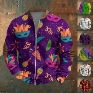 Men's Retro Casual Gradient Printed Sweatshirt
