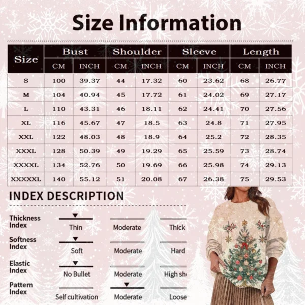 Women's Fashion Casual Round Neck Loose Long Sleeve Solid Color Sweatshirt - Image 45