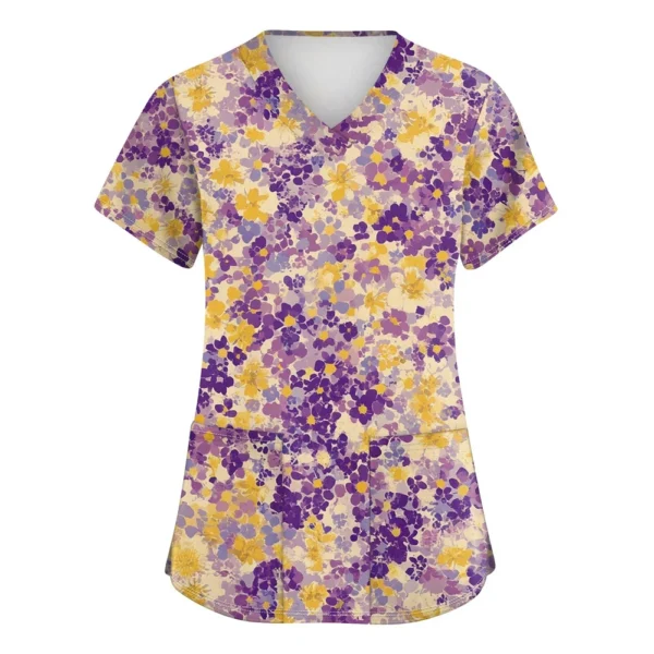 Women's Short Sleeved Loose Daily Fashion Printed Casual Round Neck T-Shirt - Image 2