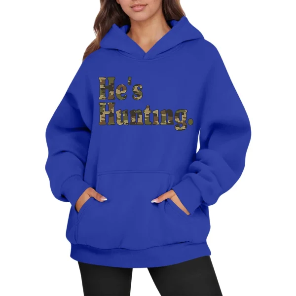 Women's Fashion Women's Lightweight Long Sleeve Pullover With Pockets Preppy - Image 4