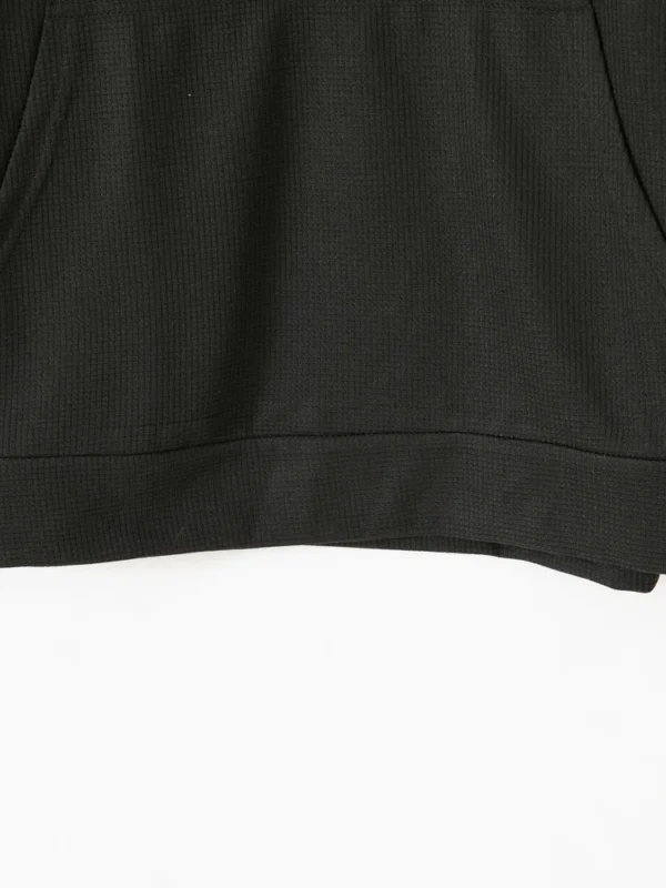 High neck solid color half zip pocket long sleeve for men - Image 14